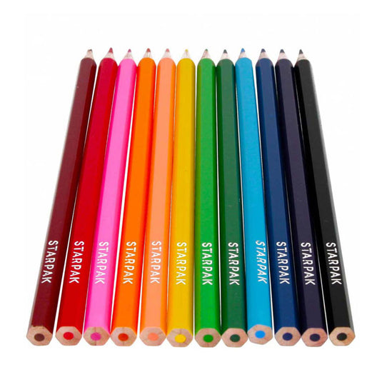 Potloden 12 kleuren balerina