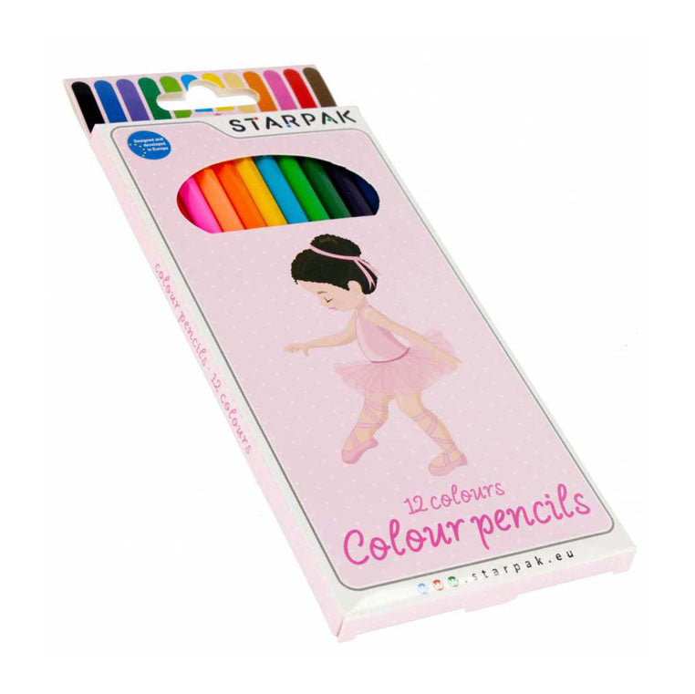 Load image into Gallery viewer, Potloden 12 kleuren balerina
