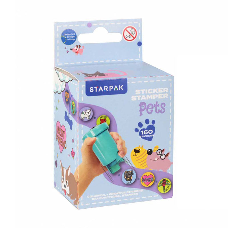 Load image into Gallery viewer, Sticker stempel dieren, 160st.

