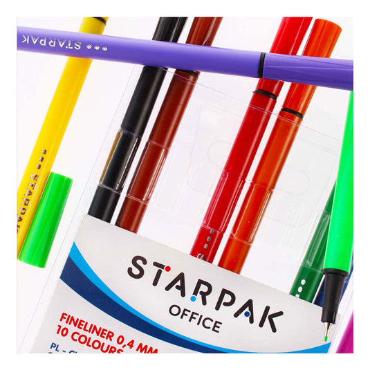 Fineliner rond 0,4mm, 6st.