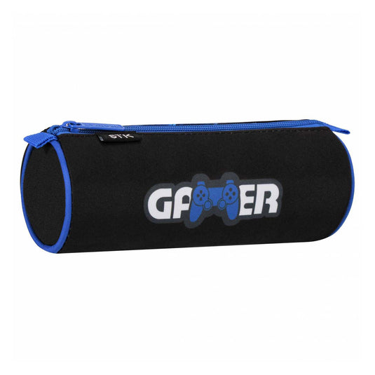 Etui gamer rond zwart