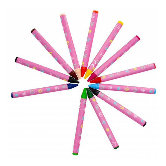 Waskrijt gabby's poppenhuis, 12 kleuren