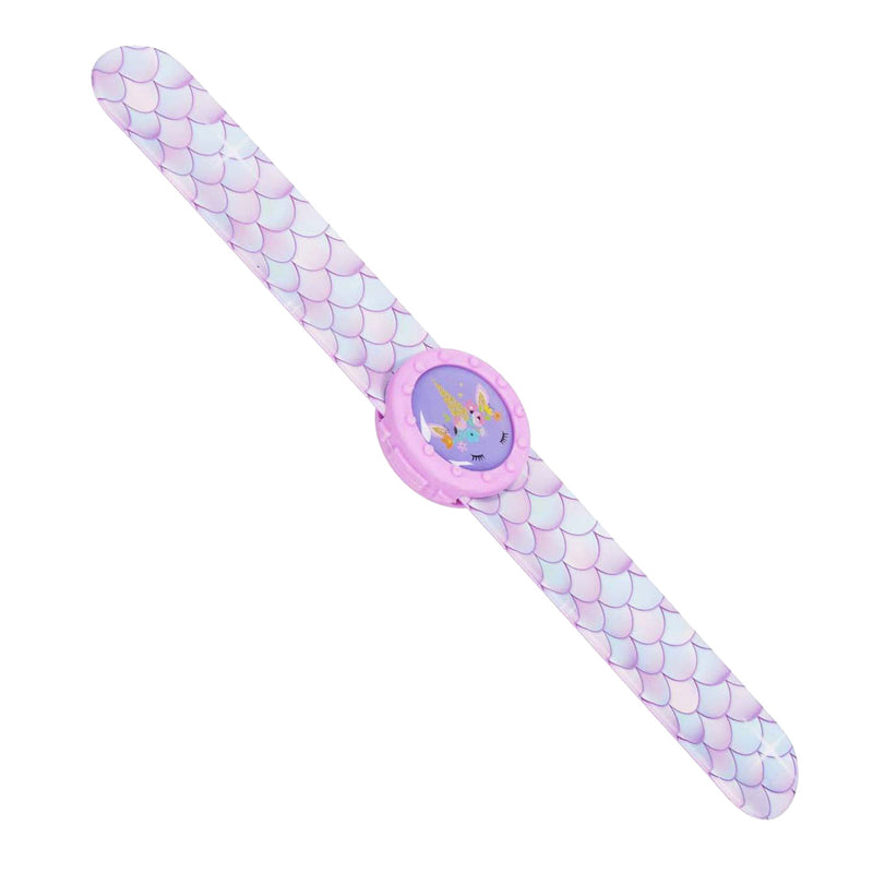 Load image into Gallery viewer, Klaparmband liniaal met gum meisje
