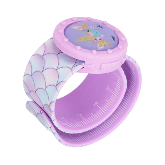 Klaparmband liniaal met gum meisje