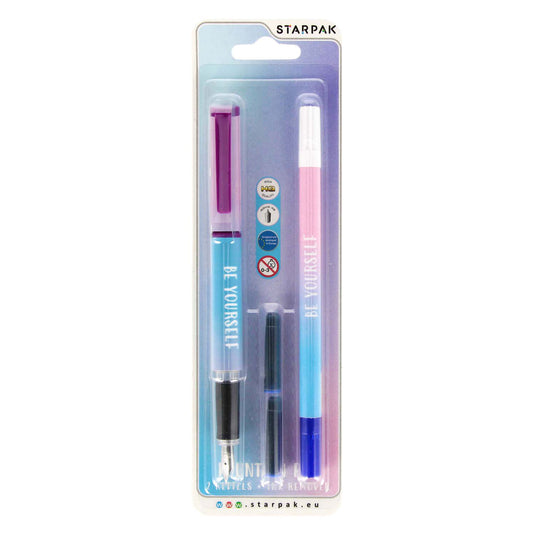 Vulpen met 2 vullingen en inktverwijderaar ombre