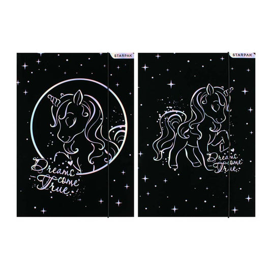 Map met elastiek a4 eenhoorn