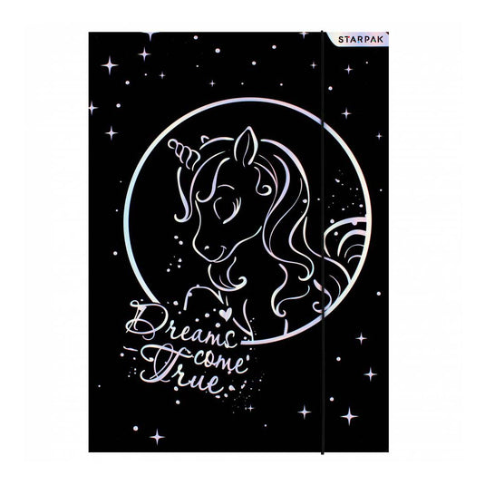 Map met elastiek a4 eenhoorn