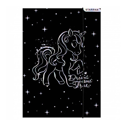 Map met elastiek a4 eenhoorn