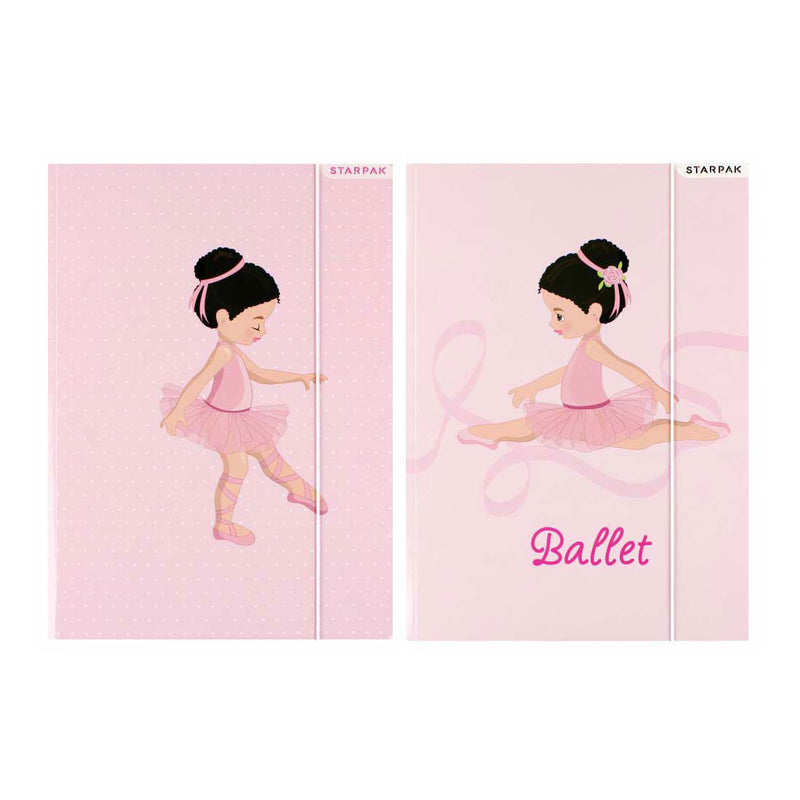 Load image into Gallery viewer, Map met elastiek a4 ballet
