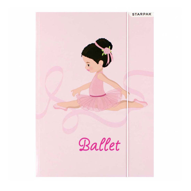 Load image into Gallery viewer, Map met elastiek a4 ballet
