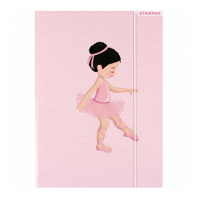 Load image into Gallery viewer, Map met elastiek a4 ballet
