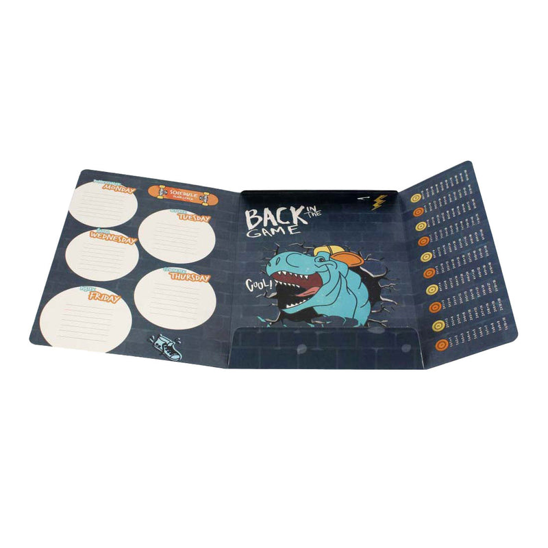 Load image into Gallery viewer, Map met elastiek a4 skate dino
