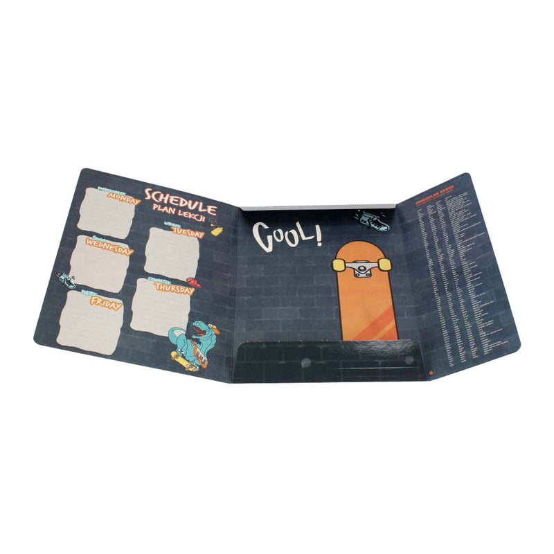 Load image into Gallery viewer, Map met elastiek a4 skate dino
