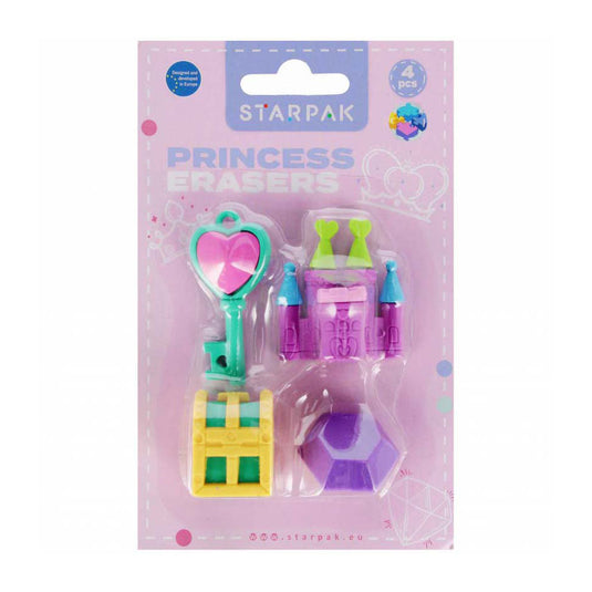 Gum 3d puzzel prinses, 4st.