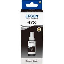 Inktfles epson c13t67314a t6731 zwart