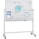 Mobiel whiteboard franken stc203 grijs staal
