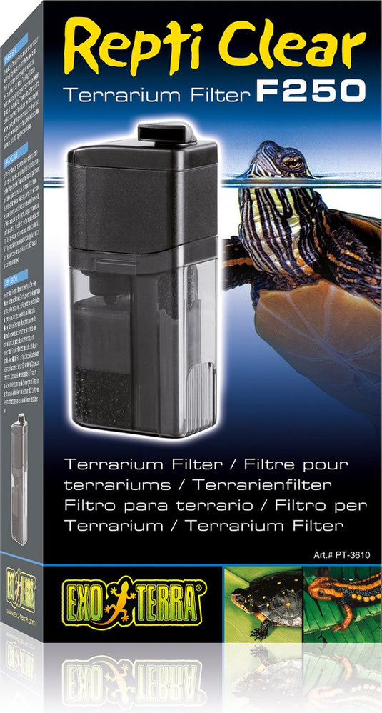 Exo terra filter repti clear - f250 terrarium proderma - naturel