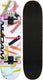 Nijdam classic skateboard - high time - roze wit