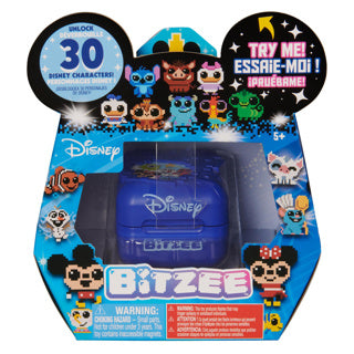 Spinmaster bitzee disney - het interactieve virtuele huisdier - 30 digitale personages in een doosje die reageren op jouw aanraking