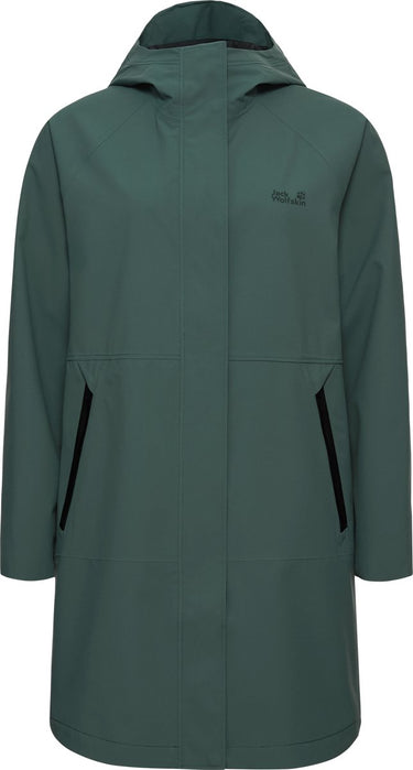 Jack wolfskin onera 2l coat w dames outdoorjas-sago palm