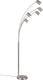 Trio marley - vloerlamp - nikkel mat - excl. 5x gu10 4,5 w -
