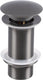 Differnz design afvoerplug gun metal - pop�up - 63mm - mix match - grote schroef