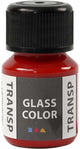 Creativ company glass color transparent, rood, 35ml