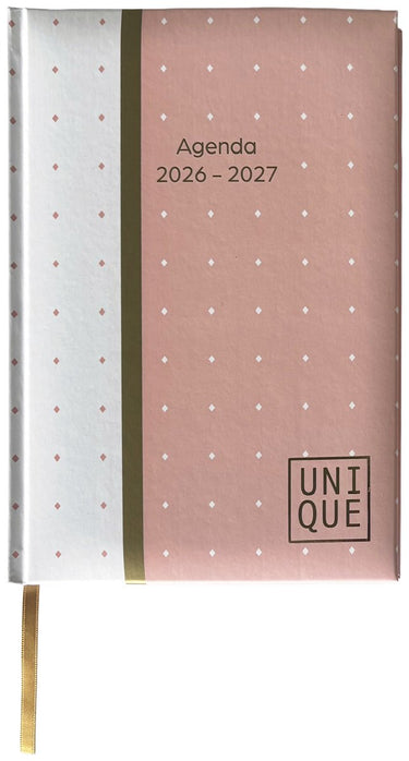 Ancor weekagenda 2026 2027 unique formaat a5 roze dots