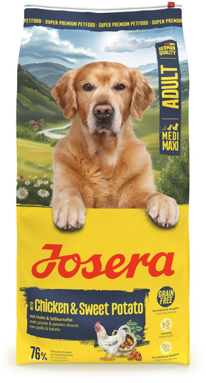 Josera chicken sweet potato - hondenvoer - medium maxi adult - 12,5 kg