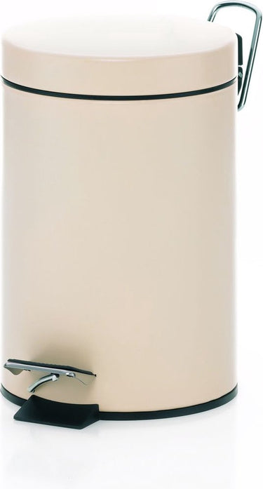 Kela monaco pedaal afvalemmer - 3 l - créme -