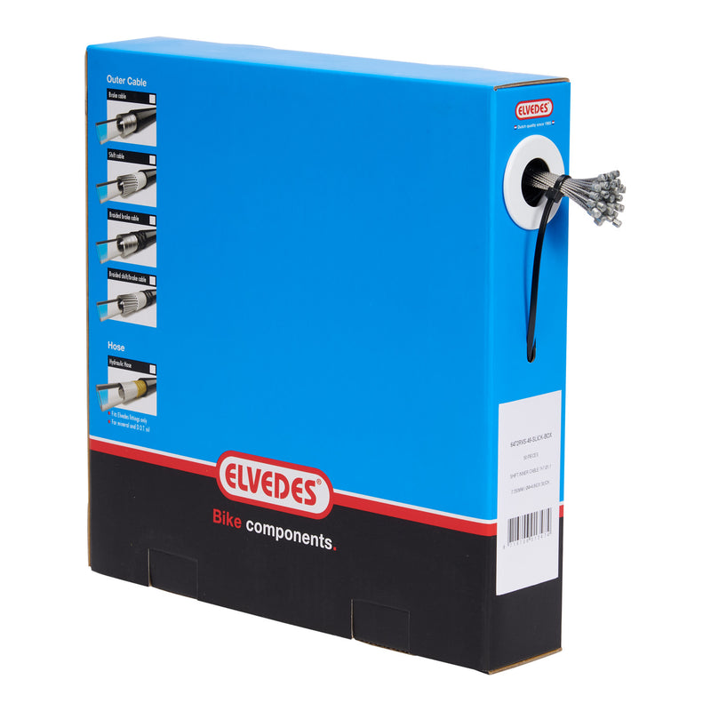 Load image into Gallery viewer, Elvedes schakel binnenkabel rvs 49dr nippel 4x4 doos (50)
