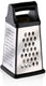 Alpina rasp met opvangbak – 4-zijdige rvs blokrasp – kaasrasp – groenterasp – 300 ml reservoir