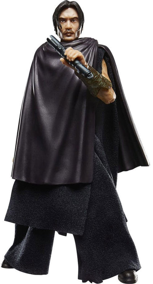 Hasbro star wars: the acolyte black series action figure the stranger (qimir) 15 cm action figuur