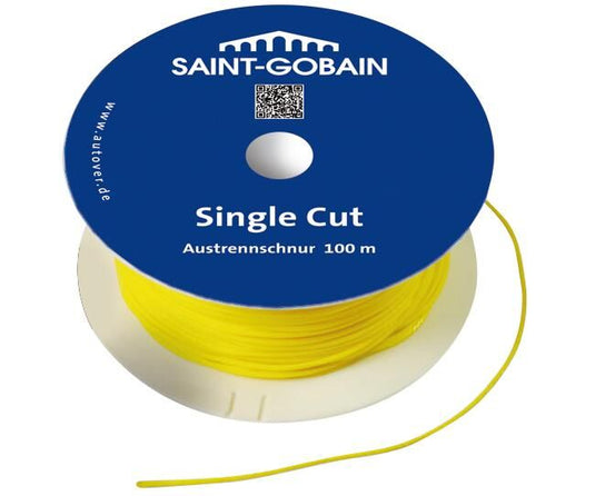 Saint-gobain autover verwijderings-koord single cut line single cut line yellow 1.25 mm