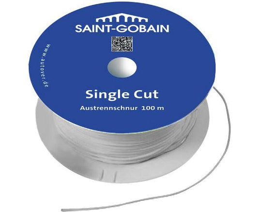 Saint-gobain autover verwijderings-koord single cut line single cut line white 0.85 mm