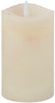 Arti casa led kaars - timer 6 uur - werkt op batterijen - 7,5 x 12 cm - ivoor