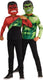 Rubies reversible hulk kinder kostuum 3-delig maat 122-128