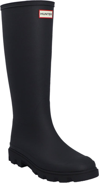 Hunter downpour tall insulated boot unisex regenlaarzen - zwart