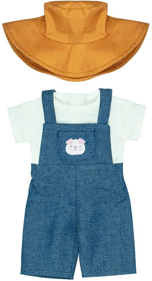 Miniland poppenkleding boer 38cm - educatief speelgoed set.