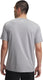 Under armour ua sportstyle logo update ss-gry heren sportshirt - steel light heather - wit