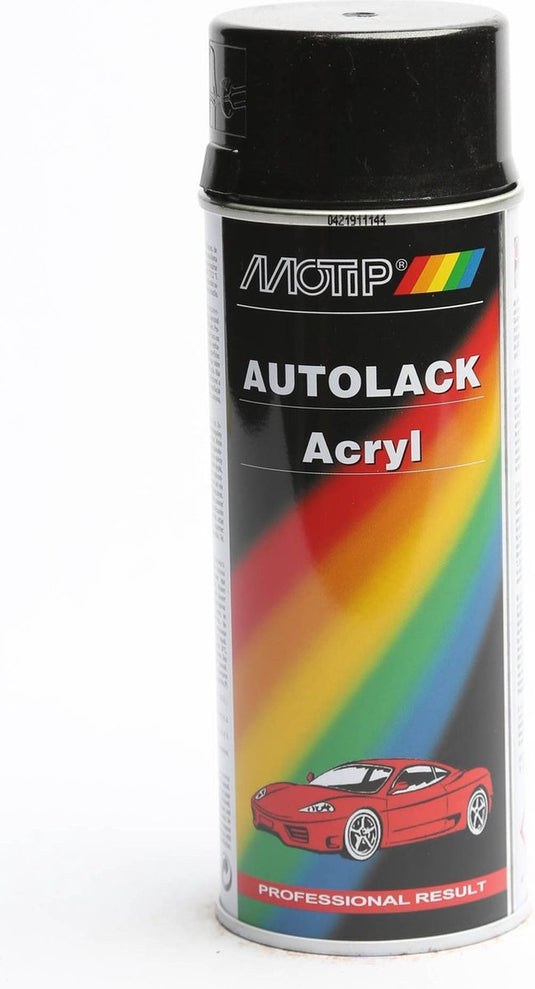 Motip 51024 - autolak spuitbus - zwart - 400ml