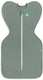 Love to dream ™ babyslaapzak swaddle up™ - inbakeren - baby 3-6 maanden - 6-8.5 kg - all season - 1.0 tog - deep olive