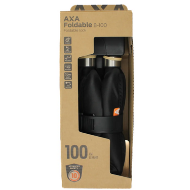 Axa vouwslot foldable 8-100 - zwart