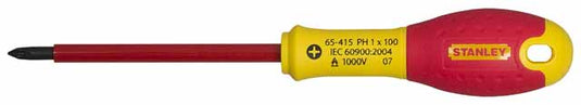 Stanley handgereedschap fatmax schroevendraaier phillips vde ph2 x 125mm - 0-65-416