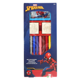 Multiprint kleuren stempel set spiderman 13-delig | 3 stuks
