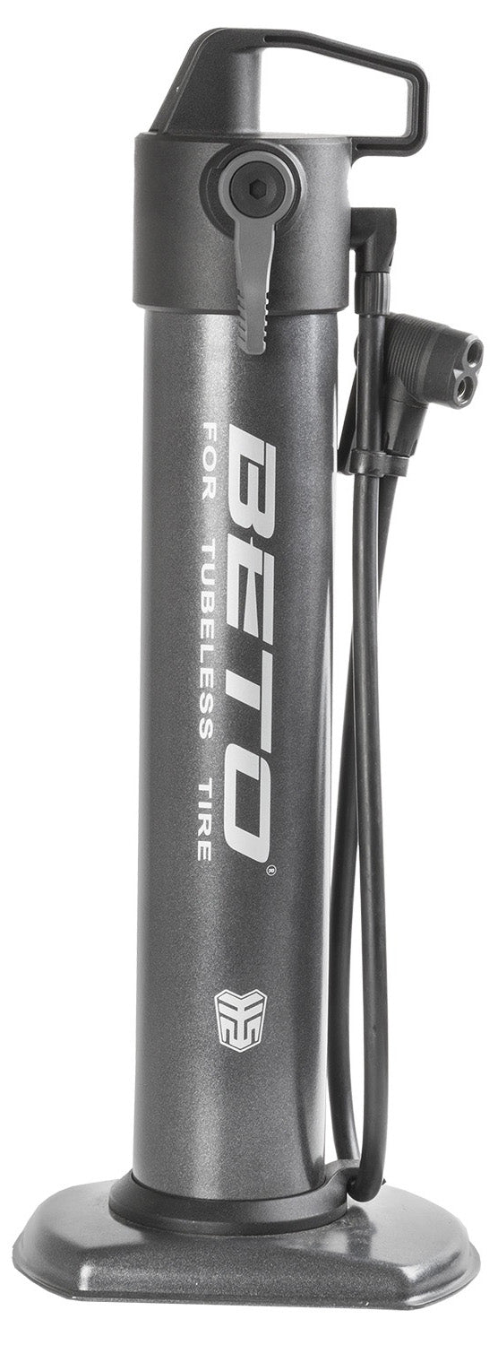 bicycle pump universal (av,dv,fv) 13 Bar steel gray