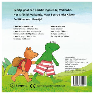 Centraal boekhuis kikker gaat logeren