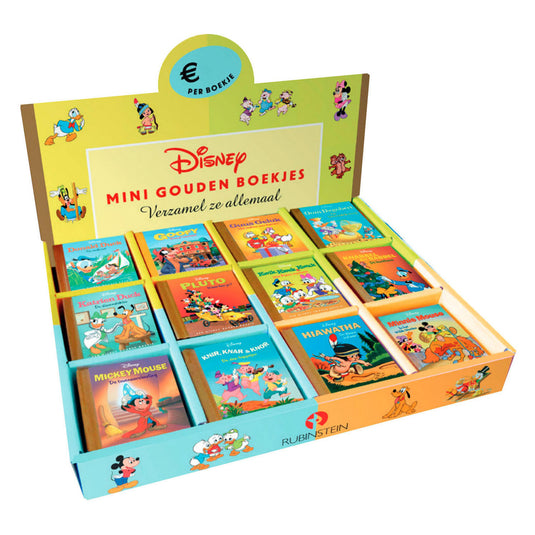 Disney mini gouden uitdeelboekjes, 60 stuks