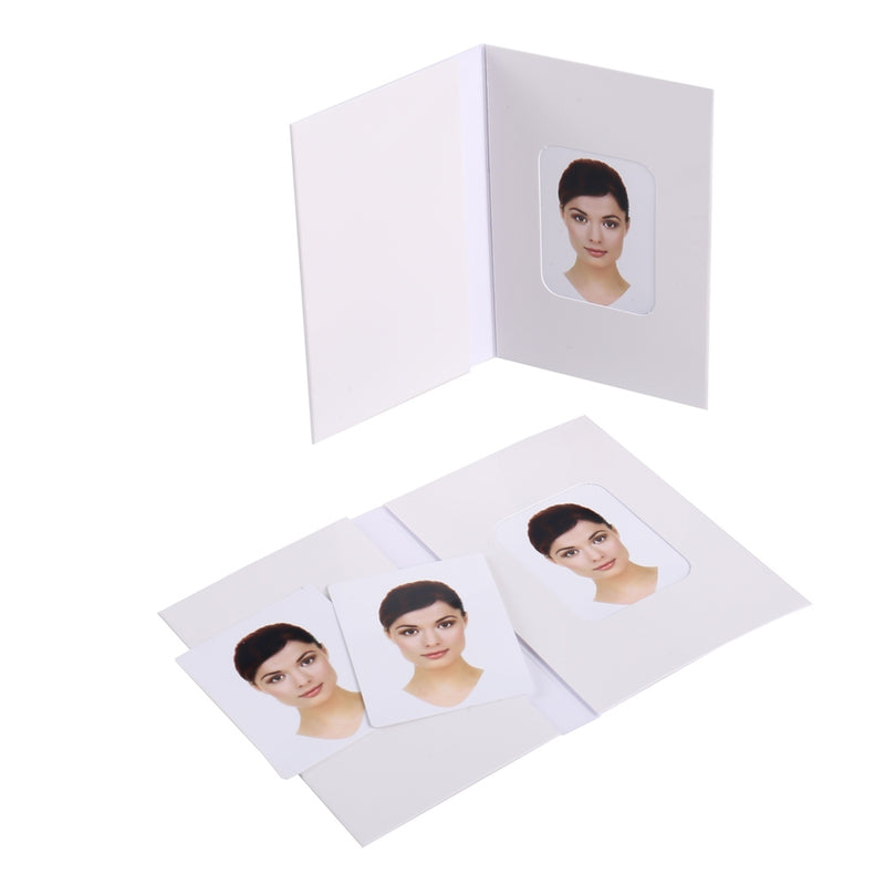 Load image into Gallery viewer, Benel pasfotomapjes blanco wit 500 st.
