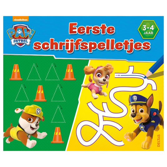 Paw patrol - eerste schrijfspelletjes (3-4 jaar)